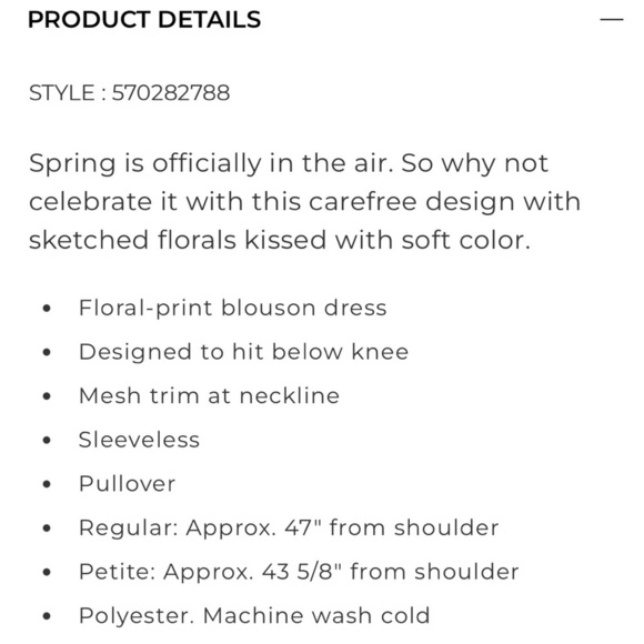 White House Black Market size Small White Floral Blouson Dress Wedding Party - Picture 10 of 10